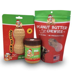 Dog Christmas Stocking Stuffer: 8oz Peanut Butter Treats