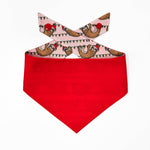 Christmas Sloths Tie On Dog Bandana