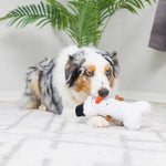 Snowman Bone Dog Toy