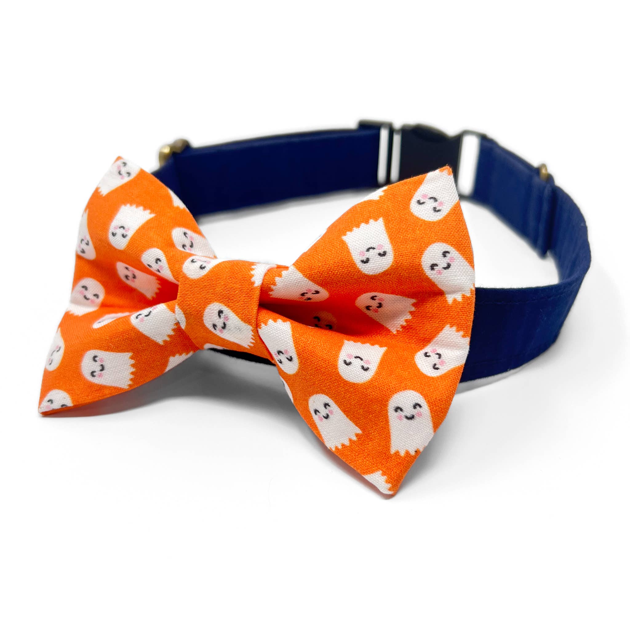 Happy Ghosts Pet Bow Tie for Halloween