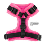 Dog Adjustable Harness - Neon Pink: XL