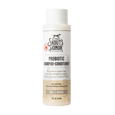 Skout's Honor Probiotic Shampoo+Conditioner Dog of the Woods/Sandalwood Vanilla (16oz)
