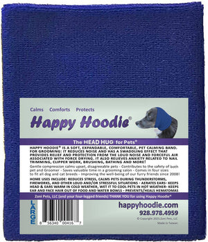 Happy Hoodie Large Blue