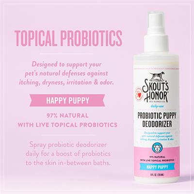 Skout's Honor Probiotic Deodorizer Happy Puppy (8oz)