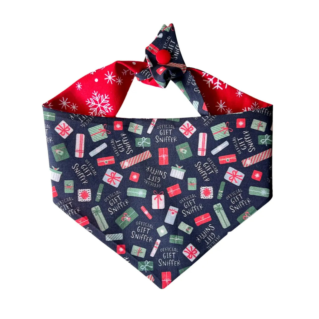 Official Gift Sniffer Reversible Tie On Dog Bandana