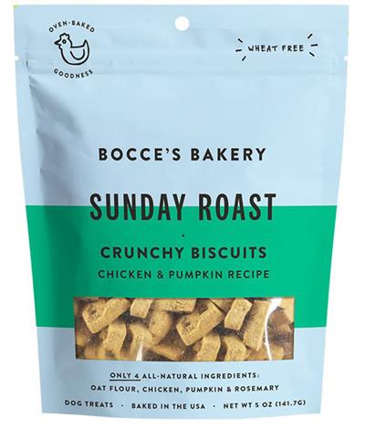 Bocce's Bakery Dog Every Day Sunday Roast Biscuits 5oz.