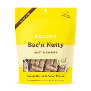 Bocce's Bakery Bac'N Nutty Soft & Chewy Dog Treats