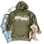 Dogtrovert Retro Wave Hoodie | Dog Lover Sweatshirt