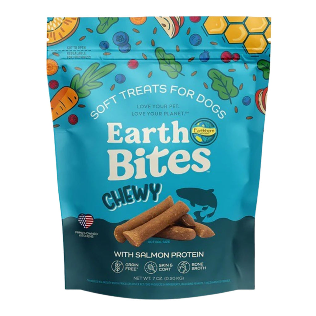 Earthborn Dog Grain Free Earthbites Chewy Salmon 7oz.