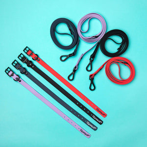 Waterproof PVC Dog Collar - Pepper