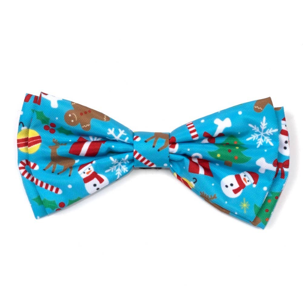 Winter Wonderland Bow Tie: Icy Blue