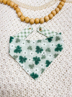 Clovers Reversible Dog Bandana