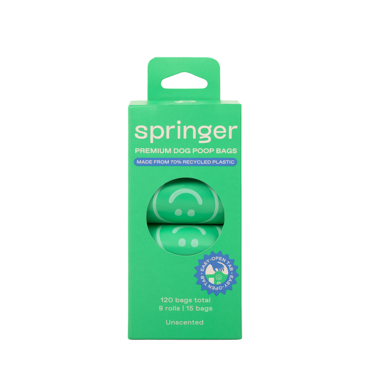 Premium Dog Poop Waste Bags, 120 Bags, 8 Rolls