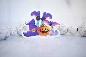 Halloween Clipart Sticker Vinyl Sticker, 3x3 in.