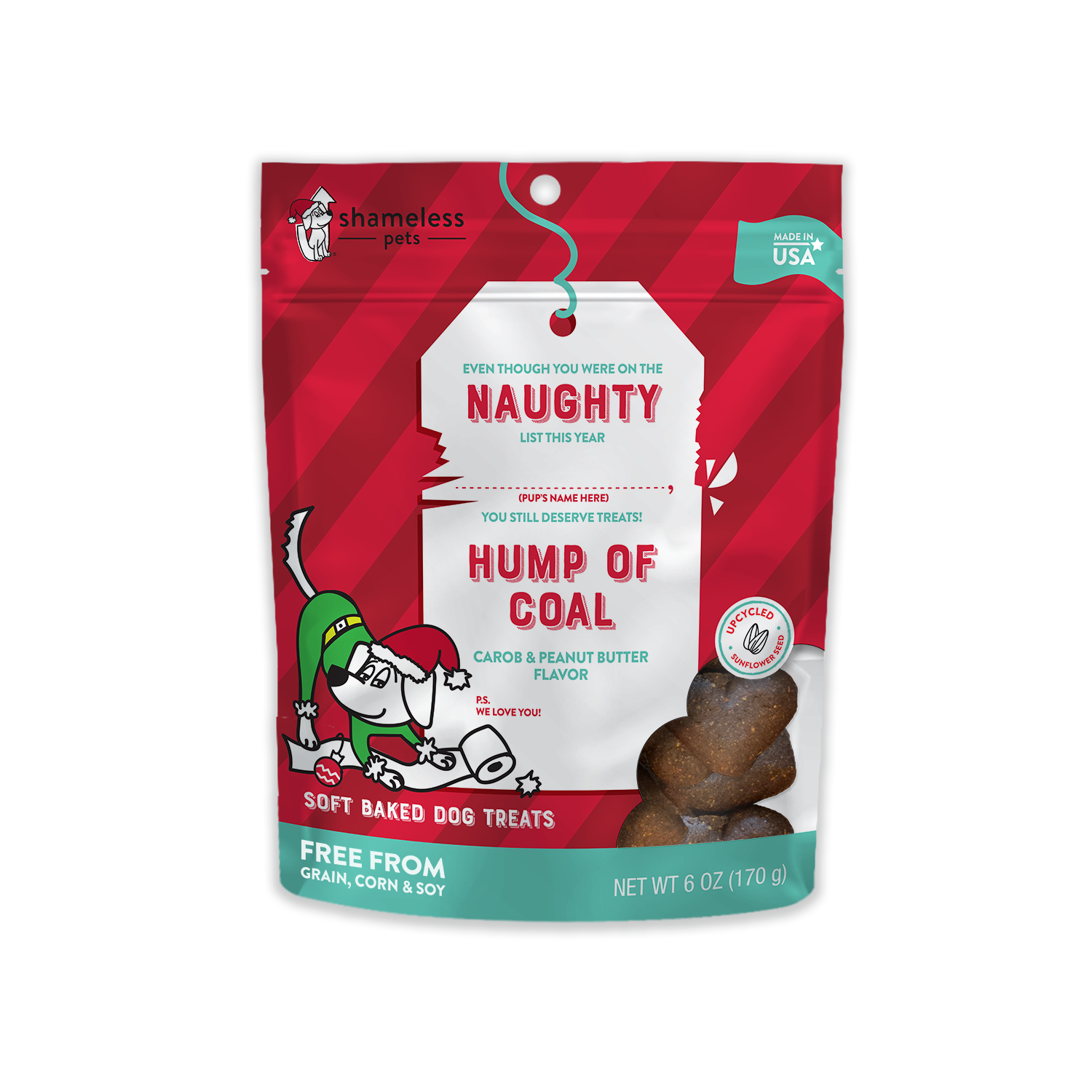 Holiday - Naughty List: Hump of Coal Soft-Baked Dog Treats