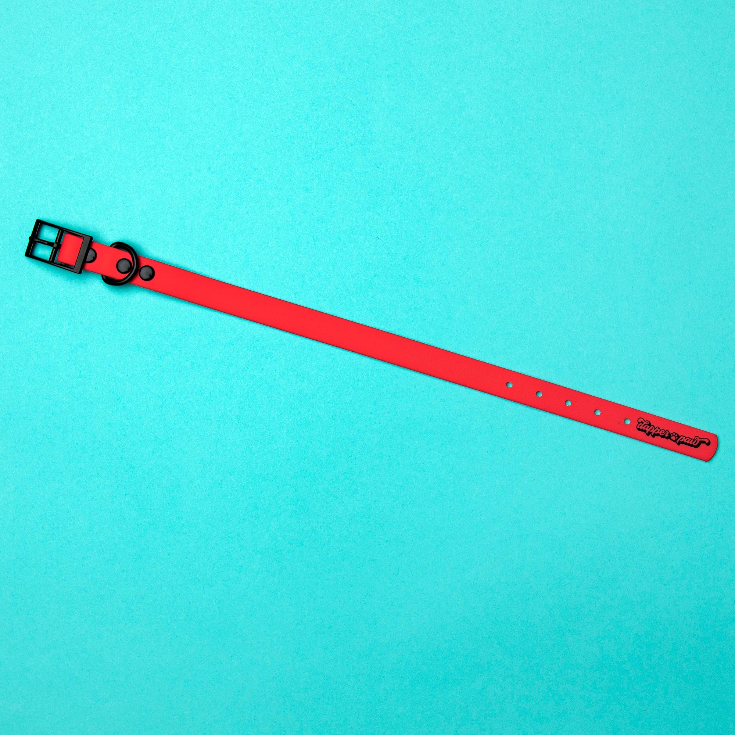 Waterproof PVC Dog Collar - Pink Pow