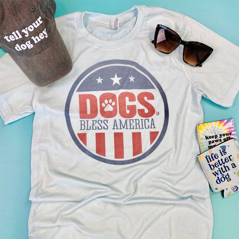 Dogs Bless America Tee | 4th of July
