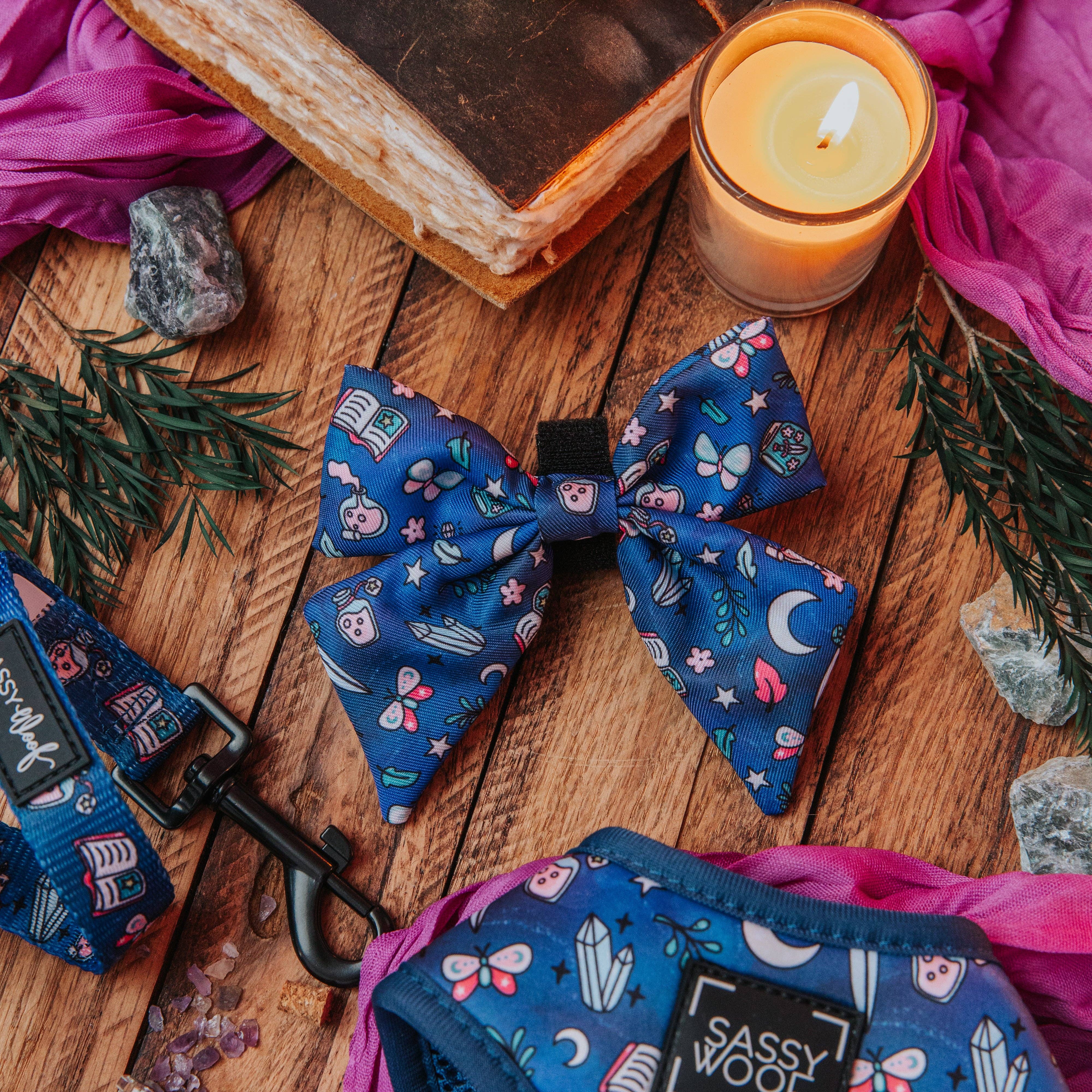 Dog Sailor Bow - Spellbound