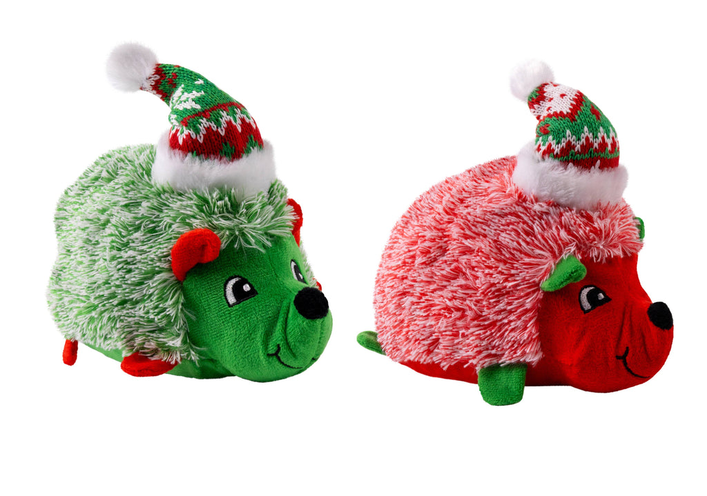 KONG Holiday Comfort HedgeHug Dog Toy Assorted Md