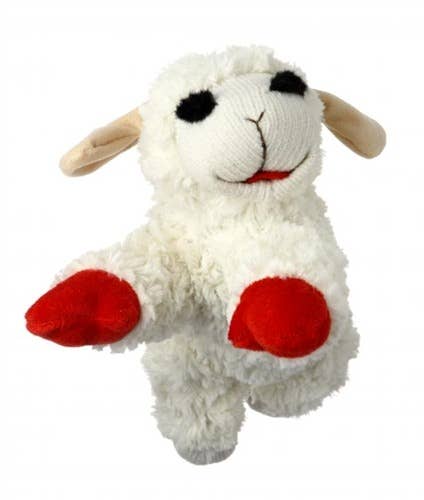Multipet Lamb Chop Plush Dog Toy 10"