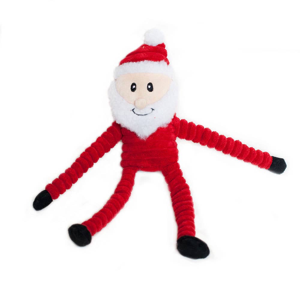 ZippyPaws Holiday Crinkle Santa Small