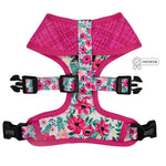 Dog Reversible Harness - Floral Frenzy: Large