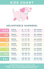 Dog Adjustable Harness - Neon Pink