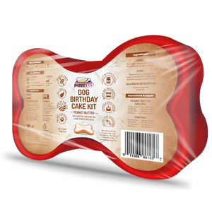 Puppy Cake Dog Birthday Cake Kit Peanut Butter