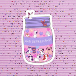 Anti Depressants Waterproof Vinyl Sticker