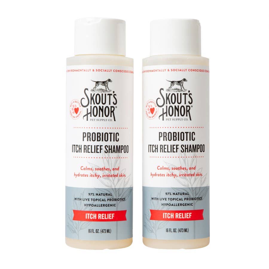 Skout's Honor Probiotic Shampoo Conditioner Itch Relief 16oz