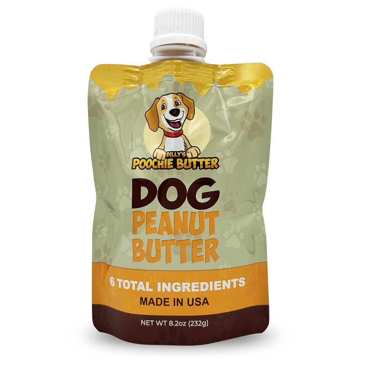 8oz Dog Peanut Butter Squeeze Packs