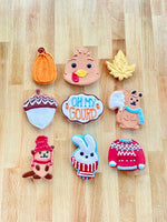 Fall Aboard!: Fall Pumpkin Cookie 3.75"