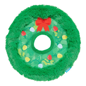 BARK Get Lit Wreath Dog Toy