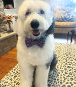 Green Halloween dog bow tie