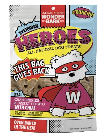 Wonder Bark Everyday Heroes - Cranberries + Sweet Potato 5oz