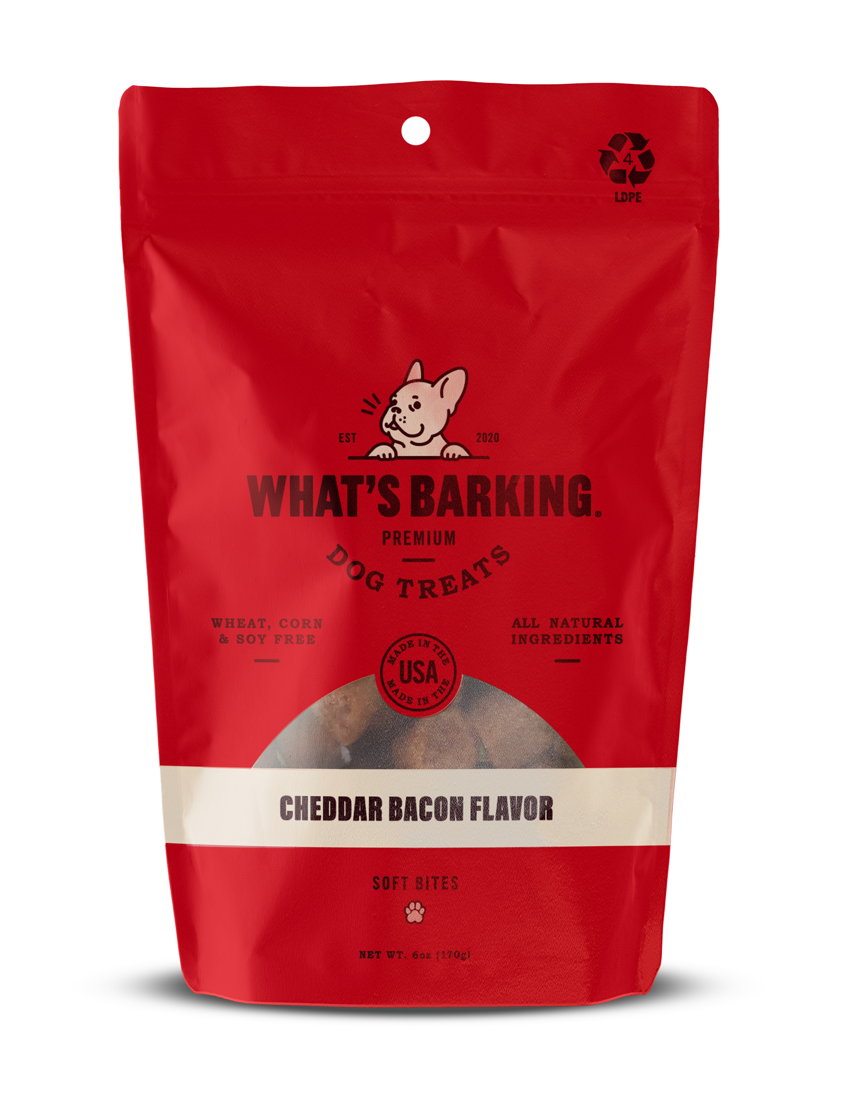 Cheddar Bacon Dog Treats, 6oz