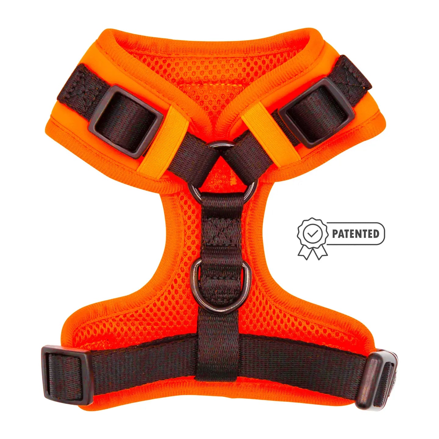 Neon Orange Dog Adjustable Harness