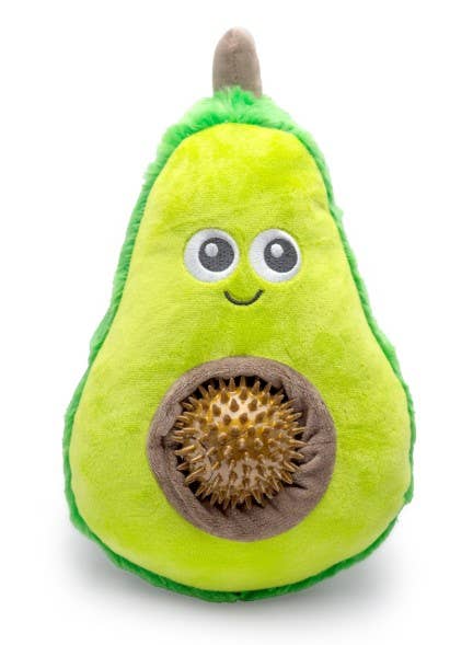 ThoozyPet Avocado Plush Dog Toy 11"