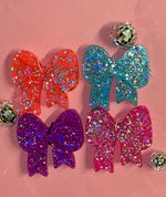 Glitter Bow Car Freshie