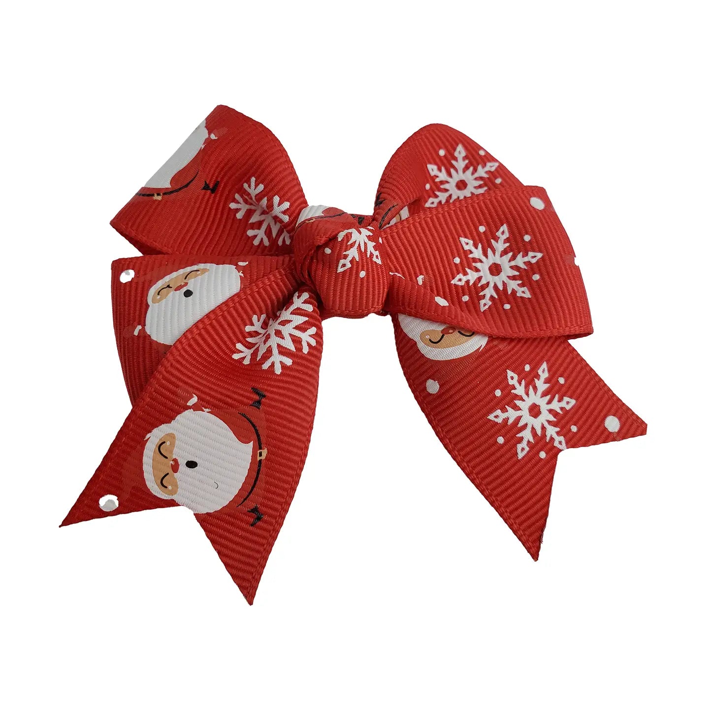 Christmas Canine Clip Red Snowflake