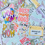 Classy Bow Dog Mom | Dog Mom Die Cut Sticker