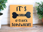 Treat O Clock - Rustic Wood Dog Sign Pet Decor