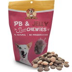 8oz Peanut Butter & Jelly Small Chewy Dog Treats