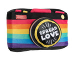 FuzzYard Spread Love Camera Plush Dog Toy