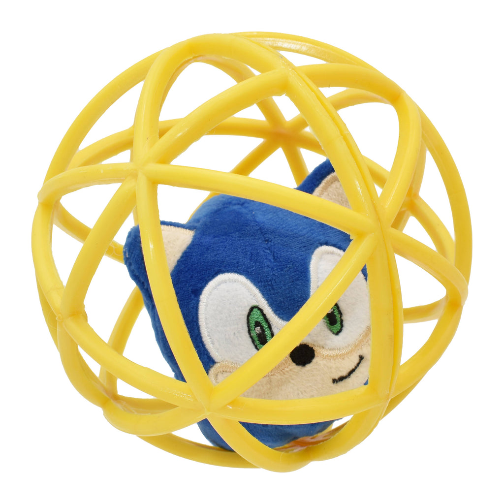 Multipet Sega Sonic Cage Ball Cat Toy