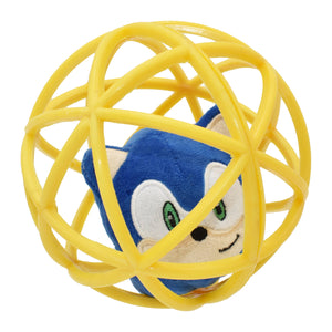 Multipet Sega Sonic Cage Ball Cat Toy