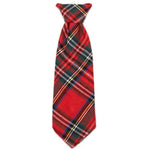 Red Plaid III Neck Tie: Red