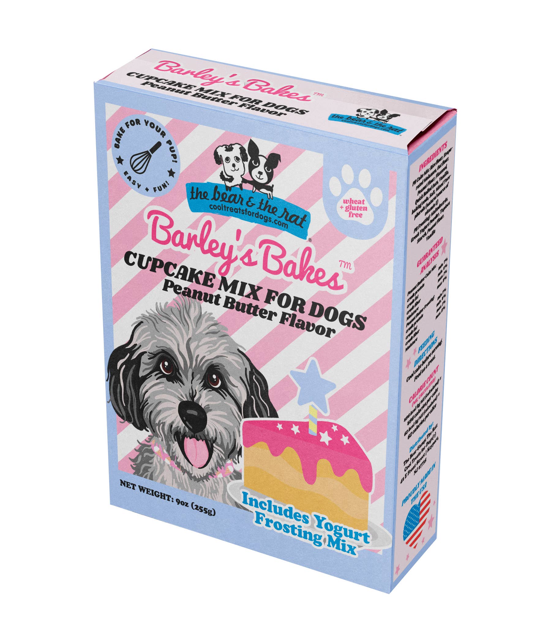 Barley's Bakes Peanut Butter Cupcake Mix for Dogs