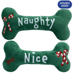 Naughty Nice Bone Dog Toy
