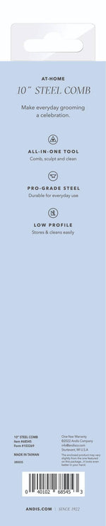 Andis  10" Steel Comb